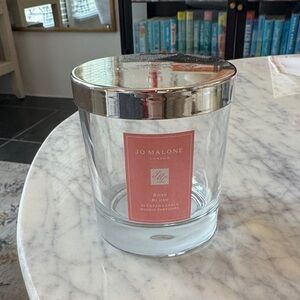 Jo Malone Rose Blush Candle Empty with Silver Lid
